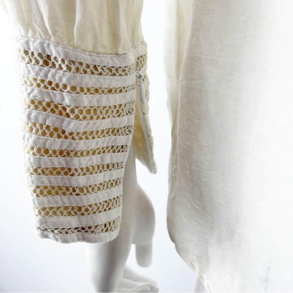 Soft Surroundings Women's White Long Sleeve Casual Button Down Top Size Petite S - Picture 6 of 10